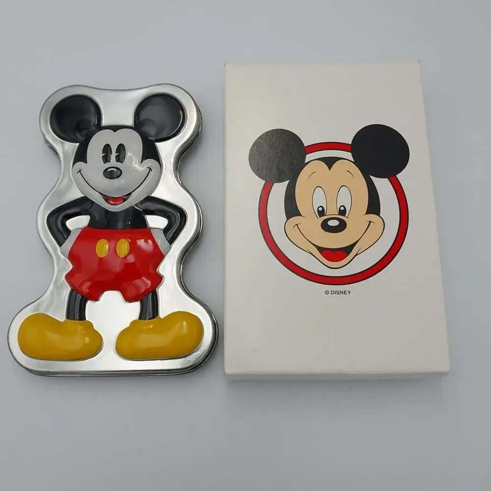 Vintage Disney Time Works Mickey Mouse‎ Collectible Tin Case And Box Only